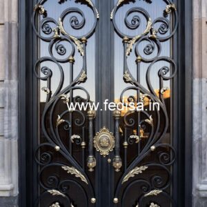 Trendy Home Front Grill Gate Design for Modern Houses No-5285