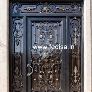 Stylish Contemporary Gate Grill Design for Villas No-5286