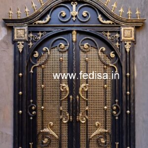 Beautiful Modern Entrance Gate Grill Design No-5290