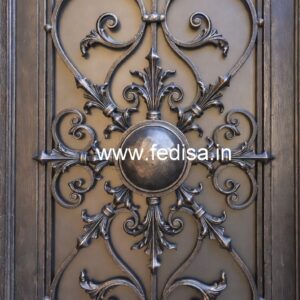Attractive Decorative Iron Gate Grill Design No-5295