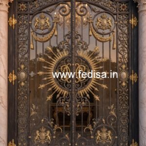 Stylish House Entrance Grill Gate Design Trends No-5298