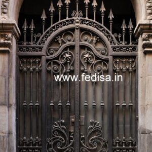 Royal Steel Gate Grill Design for Luxury Homes No-5301