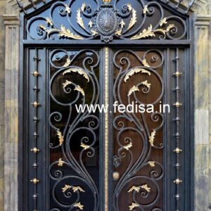 Elegant Modern Iron Gate Grill Design No-5307