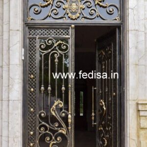 Fancy Residential Gate Grill Design for Modern Villas No-5309