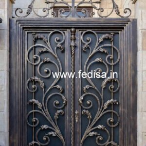 Elegant Iron Grill Gate Design for Contemporary Homes No-5321