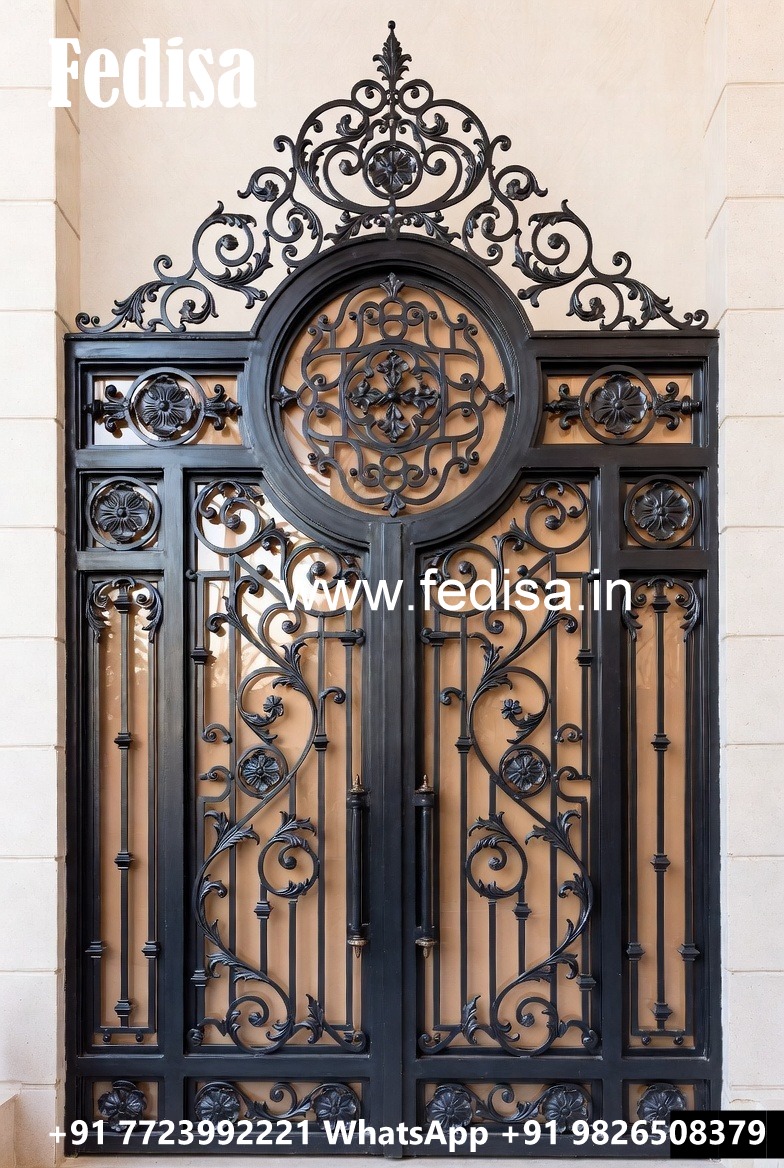 Modern Decorative Steel Gate Grill Design No-5332