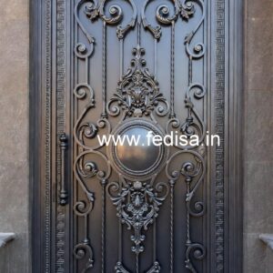 Fancy Exterior Steel Gate Grill Design Inspiration No-5345