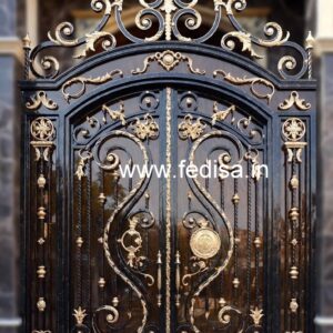Luxury Iron Entrance Grill Gate Design No-5348