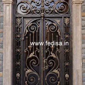 Royal Exterior Grill Gate Design for Villas No-5367