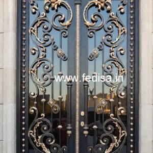 Elegant Artistic Gate Grill Design for Houses No-5368