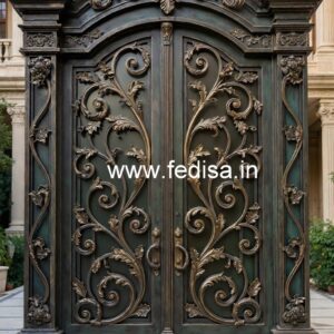 Elegant Decorative House Gate Grill Design No-5382