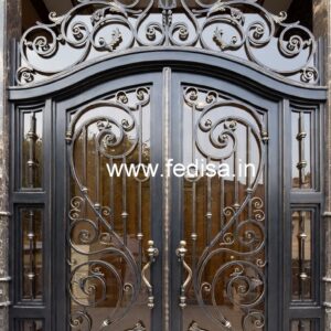 Artistic Decorative Steel Grill Gate Design Ideas No-5397
