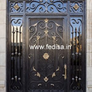 Elegant Steel Gate Grill Design for Main Entrance No-5404