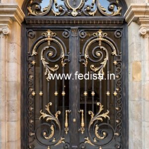 Decorative Gate Grill Design for Home Security and Style No-5406