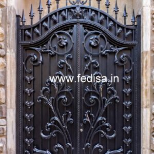 Designer Iron Gate Grill Design for Elegant Houses No-5446