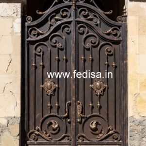 Unique Main Gate Grill Design for Stylish Houses No-5450