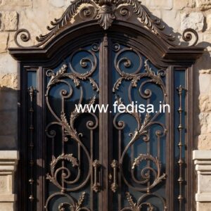 Front Yard Gate Grill Design for Stylish Entrance No-5457