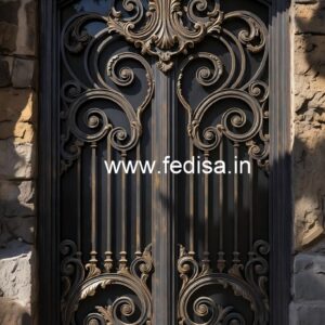 Attractive House Gate Grill Design for Modern Villas No-5459