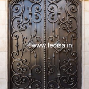Royal Entrance Gate Grill Design for Luxury Villas No-5477