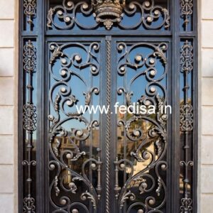 Modern Villa Entrance Gate Grill Design Inspiration No-5499