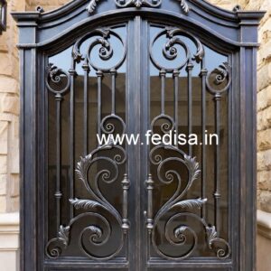 Beautiful Gate Grill Design for Modern Villa Exterior No-5508