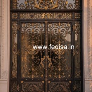Stylish Main Gate Grill Design with Modern Patterns No-5516
