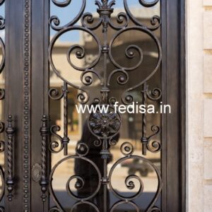 Royal Front Gate Grill Design for Contemporary Villas No-5519