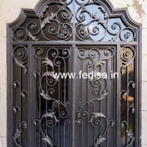 Beautiful Iron Gate Grill Design for Premium Houses No-5529