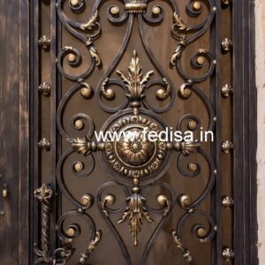 Modern Black Iron Gate Grill Design Inspiration No-5541