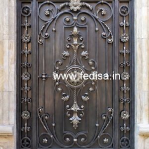 Stylish Steel Entrance Gate Grill Design for Homes No-5554