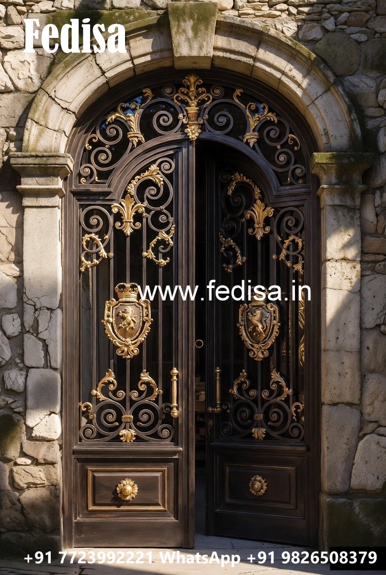 Artistic Decorative Gate Grill Design for Home Fronts No-5566