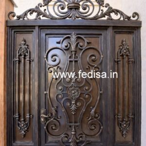 Elegant House Front Grill Gate Design for Villas No-5573