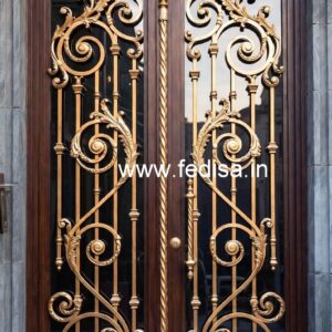 Stylish Security Grill Gate Design for Modern Entrance No-5574