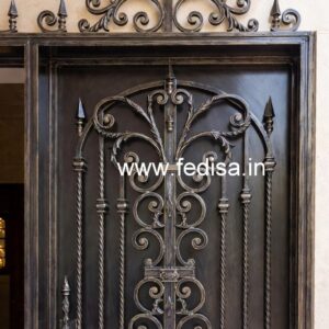 Premium Black Metal Gate Grill Design Ideas No-5587