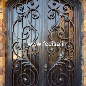 Attractive Decorative Iron Gate Grill Design No-5595
