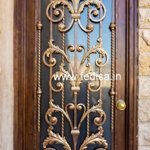 Stylish House Entrance Grill Gate Design Trends No-5598