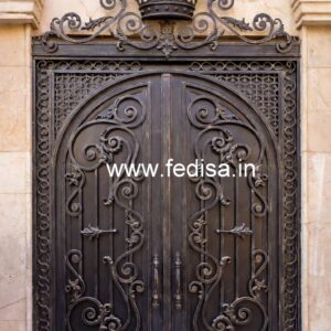 Elegant Modern Iron Gate Grill Design No-5607