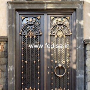Decorative Sliding Gate Grill Design for Modern Homes No-5618