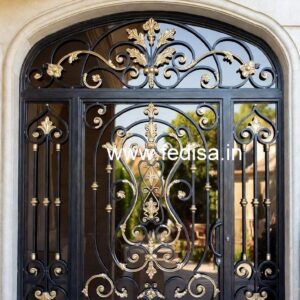 Contemporary Decorative Main Gate Grill Design No-5637