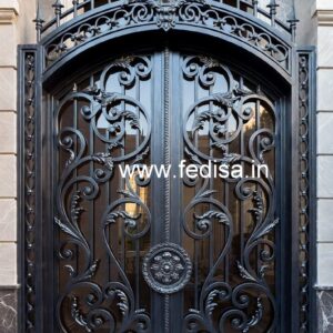 Artistic Modern Exterior Gate Grill Design No-5651