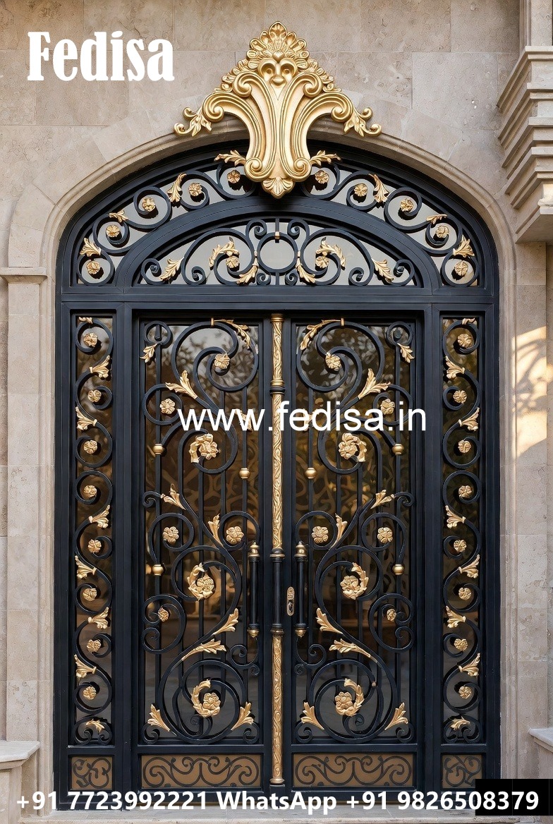 Stylish Geometric Grill Gate Design Inspiration No-5653