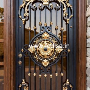 Stylish Contemporary Steel Grill Gate Design No-5660