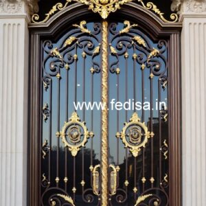 Beautiful Front Entrance Grill Gate Design No-5664