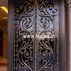 Royal Exterior Grill Gate Design for Villas No-5667
