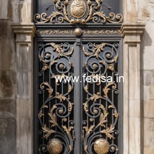 Contemporary Luxury Entrance Gate Grill Design No-5669