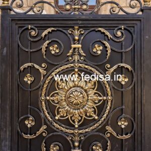 Elegant Decorative House Gate Grill Design No-5682