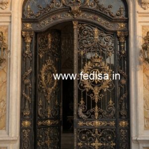 Stylish Modern Residential Gate Grill Design No-5686