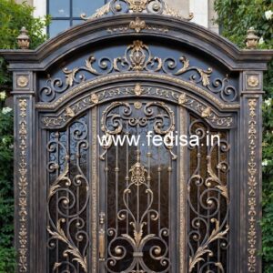 Luxury Villa Front Entrance Gate Grill Design No-5689