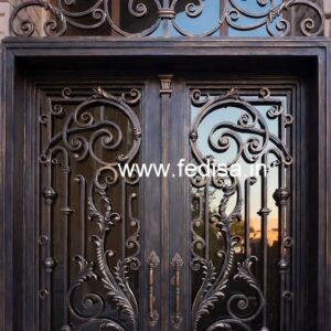 Luxury Iron Gate Grill Design for Villas and Bungalows No-5705