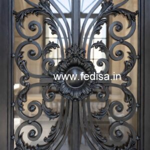 Unique Gate Grill Design Ideas for Luxury Villas No-5713